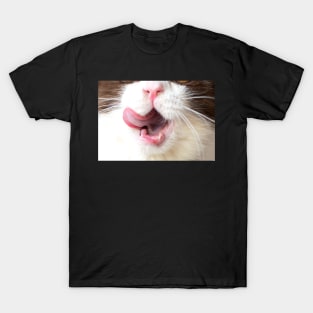 Cat with Tongue Face T-Shirt